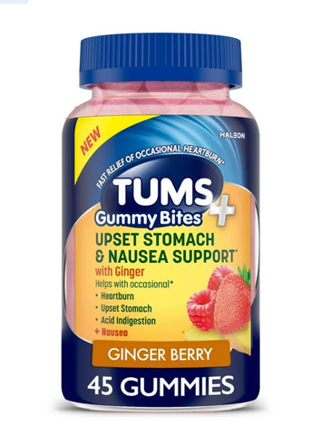 TUMS GOMITAS NÁUSEAS Y DOLOR ESTOMACAL 45U