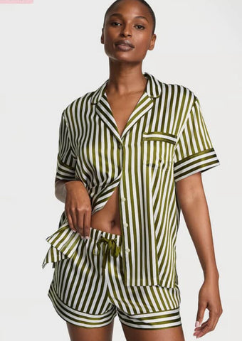 PIJAMA VICTORIA SECRET COCONUT WHITE STRIPE TALLA M PREVENTA