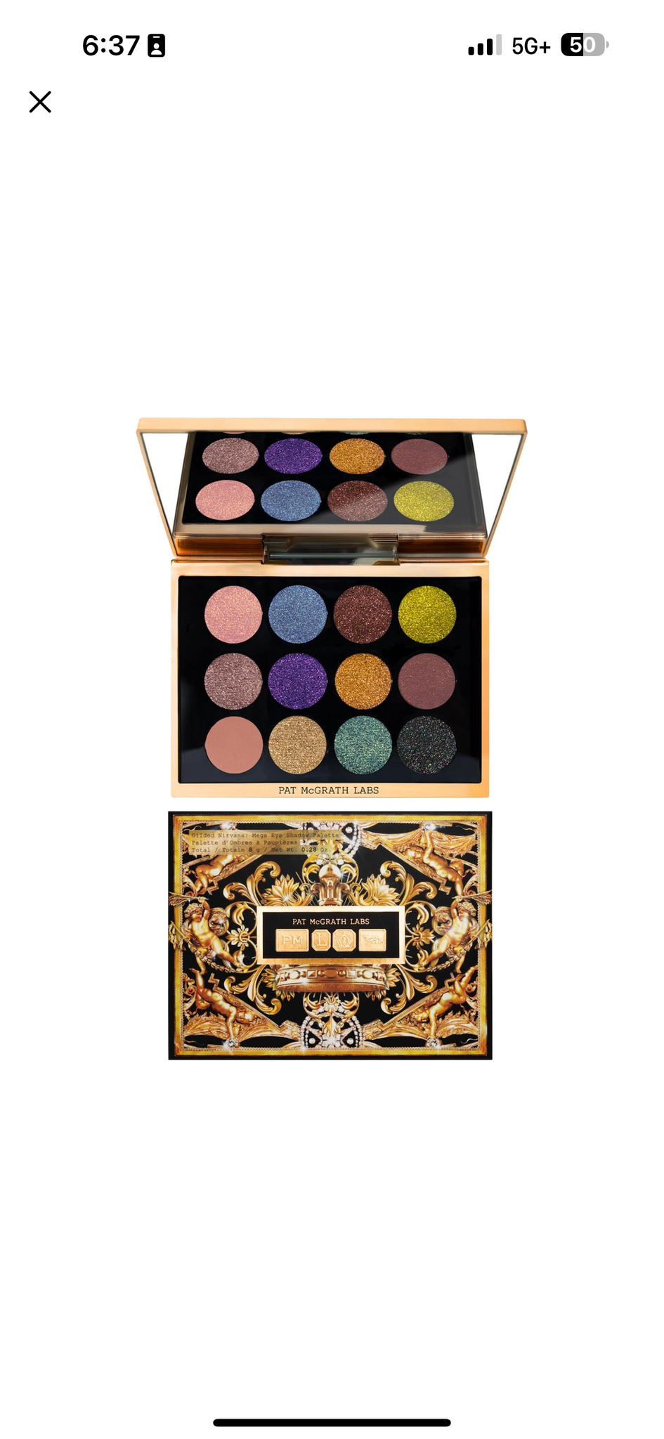 PALETA GILDED NIRVANA PREVENTA