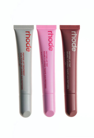 RHE THE PEPTIDE LIP TRIO strawberry glaze, jelly bean, salty tan PREVENTA