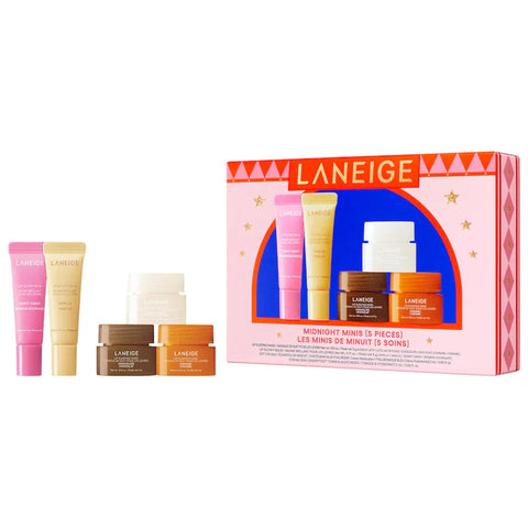 LANEIGE MIDNIGHT MINIS LIP GLOWY BALM AND LIP SLEEPING MASK GIFT SET PREVENTA