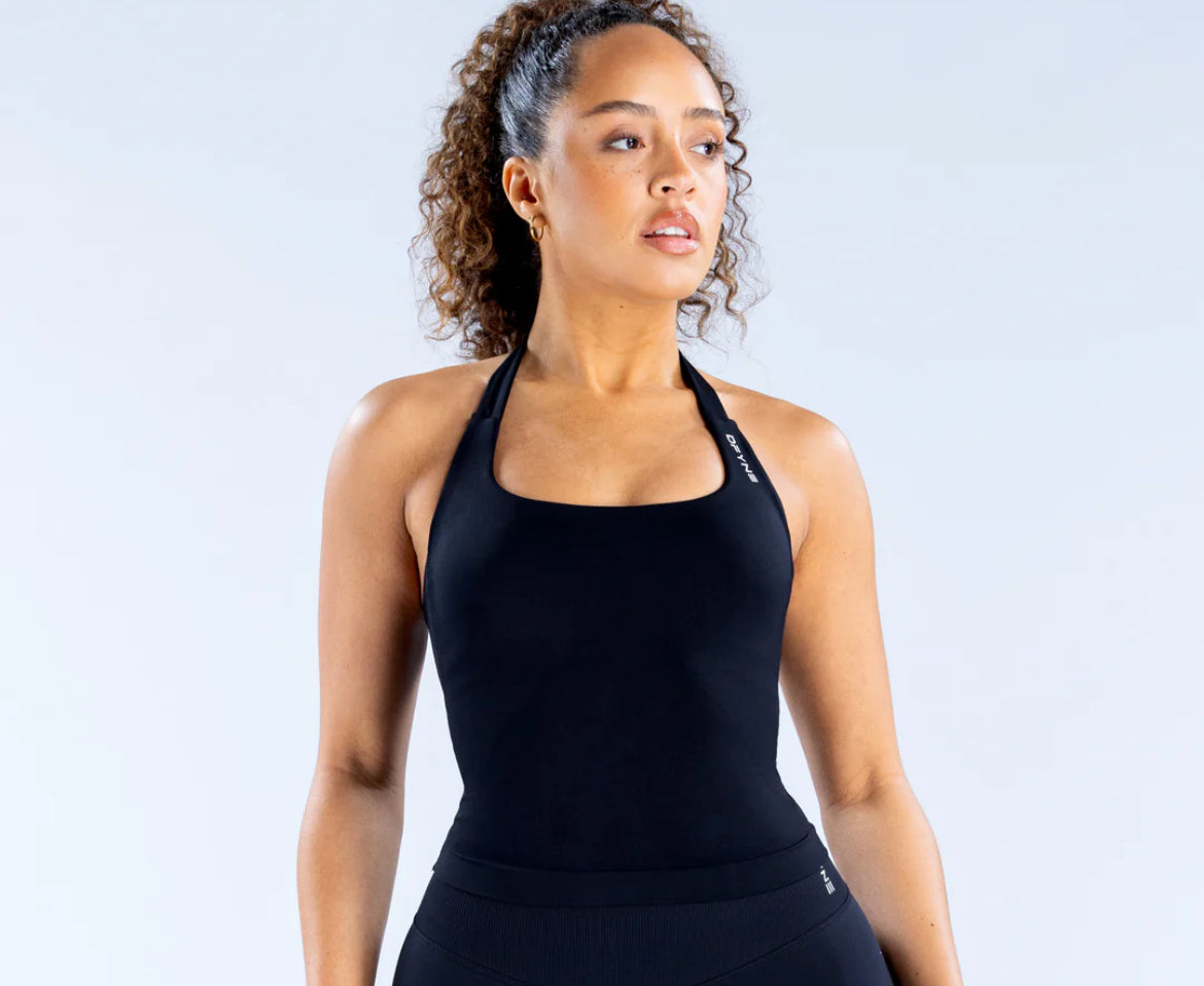 DFYNE IMPACT HALTER TOP MIDNIGHT TALLA S PREVENTA