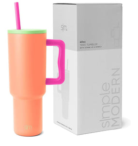 VASO/BOTELLA SIMPLE MODERN MULTICOLOR NARANJO 40 OZ PREVENTA