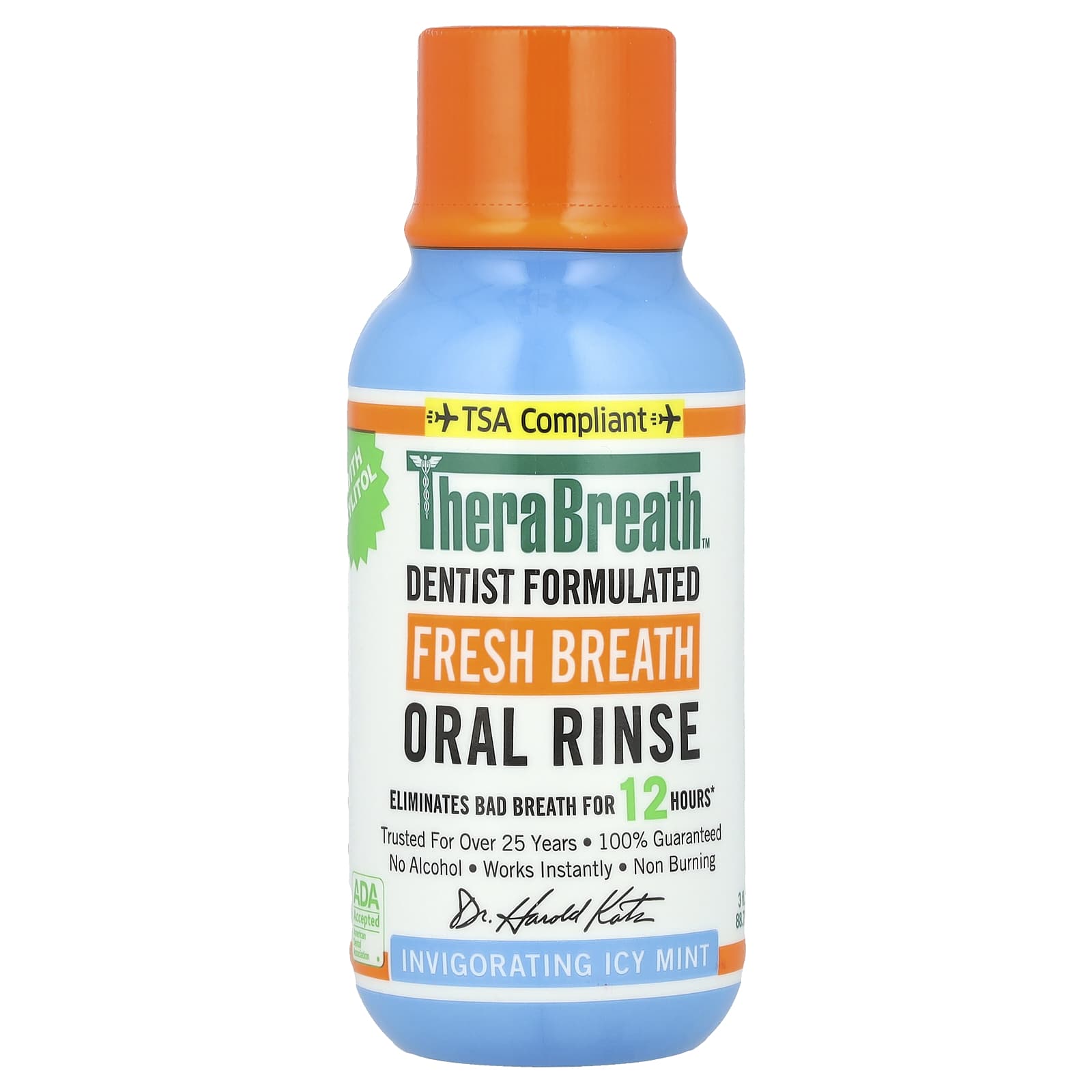 THERABREATH ENJUAGUE BUCAL TRAVEL SIZE MINI ICY MINT