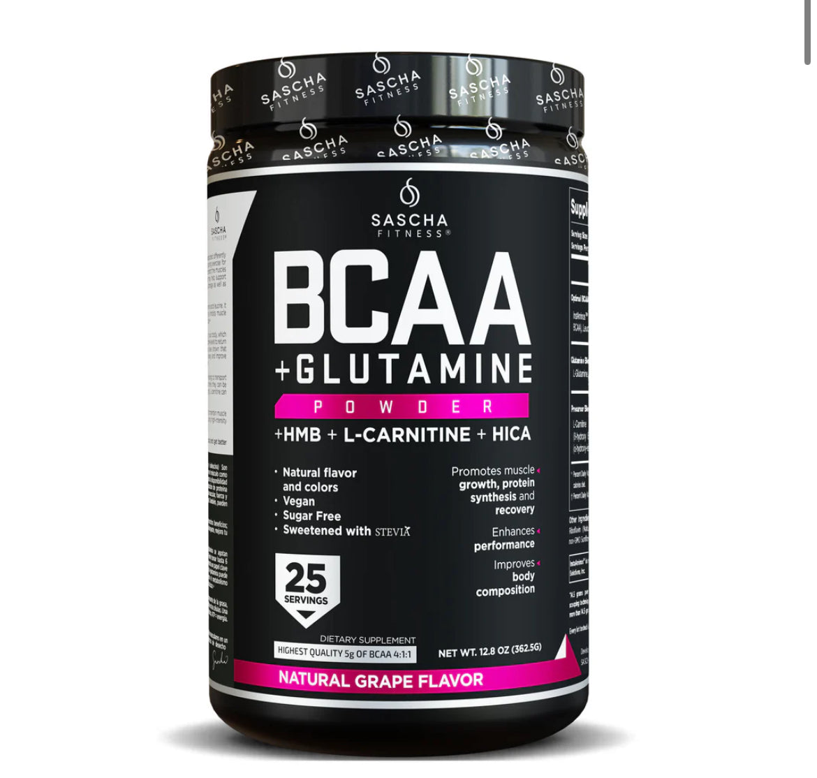 SASCHA FITNESS BCAA GRAPE 25 SERVINGS PREVENTA