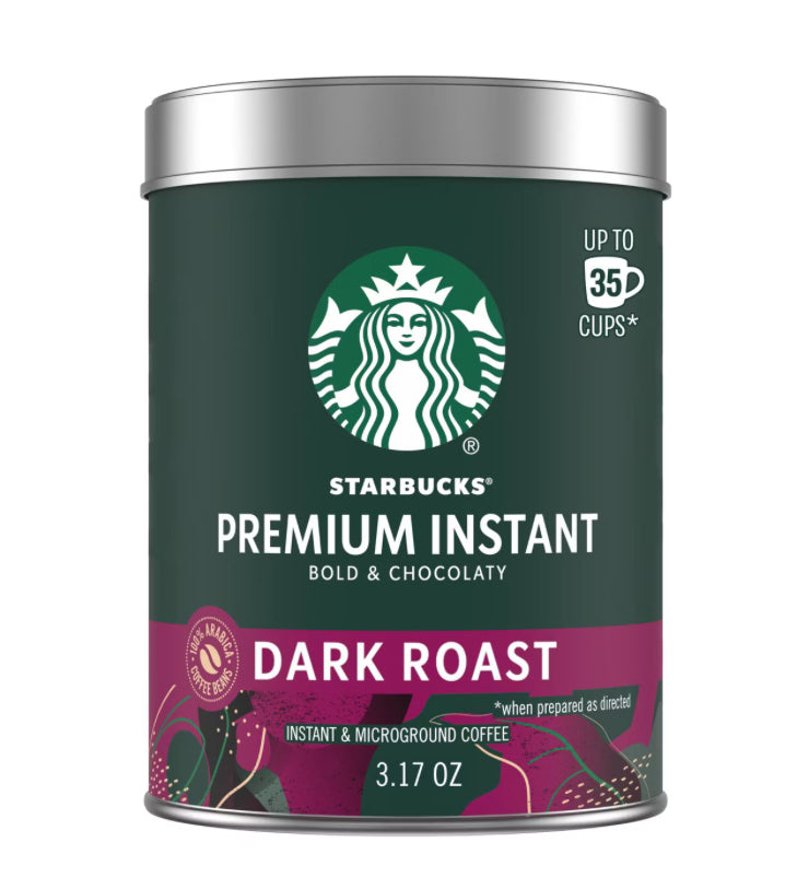 STARBUCKS DARK ROAST PREMIUM CAFE INSTANTÁNEO