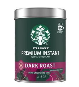 STARBUCKS DARK ROAST PREMIUM CAFE INSTANTÁNEO