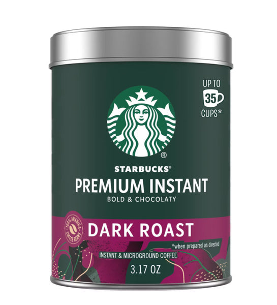 STARBUCKS DARK ROAST PREMIUM CAFE INSTANTÁNEO