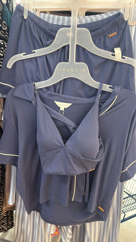 PIJAMA 3 PIEZAS AZUL TALL S