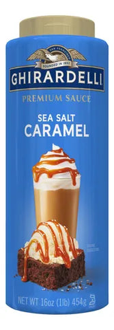 GHIRARDELLI SEA SALT CARAMEL PREMIUM SAUCE 454 Gr