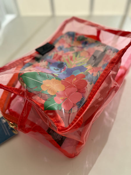 KIT COSMETIQUEROS STITCH SALMÓN