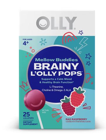 OLLY BRAINY LOLLY POPS MELLOW BUDDIES 25U