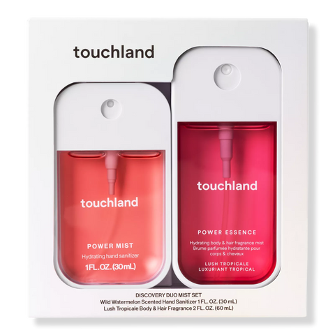 TOUCHLAND JUICY BLOOM LIMITED EDITION BODY & HAND MIST SET PREVENTA