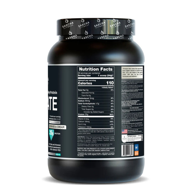 SASCHA FITNESS PROTEÍNA COOKIES AND CREAM PREVENTA