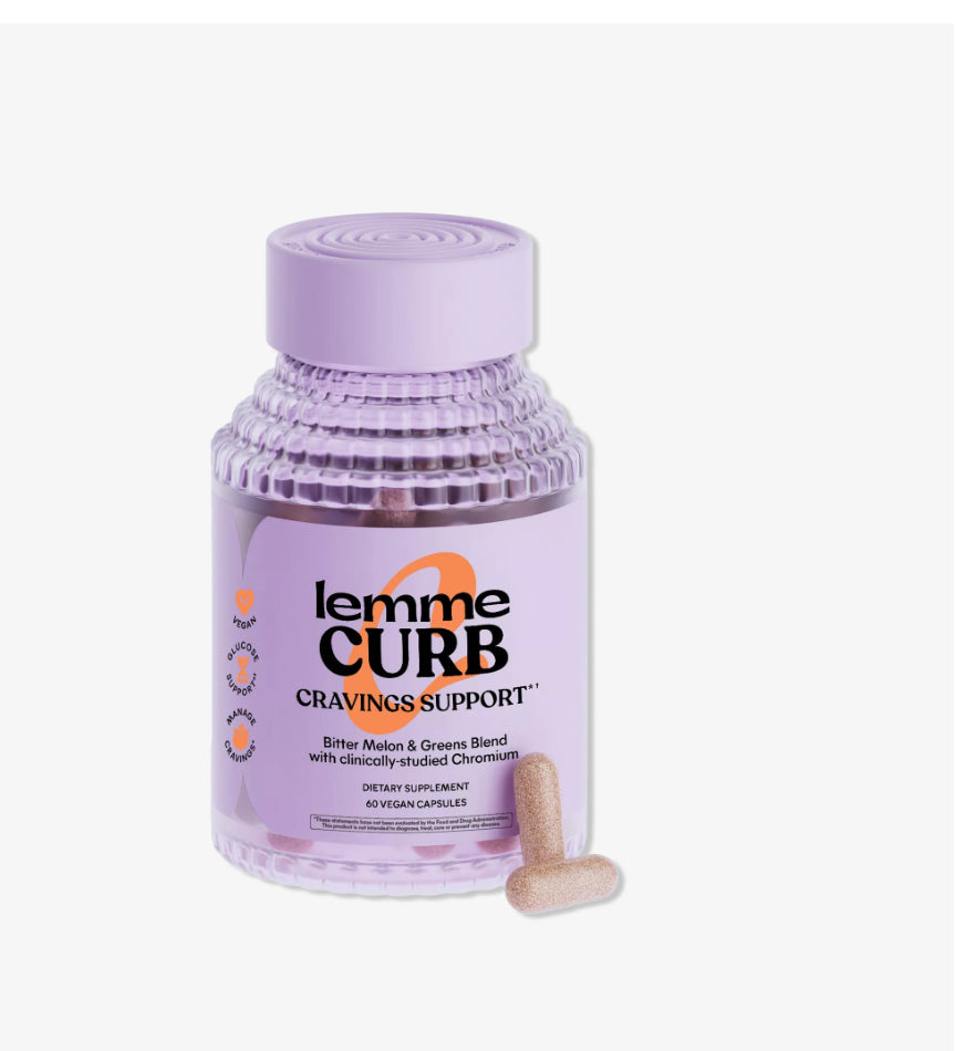 LEMME CURB PARA ANTOJOS Y CONTROL DE GLUCOSA  & CRAVINGS SUPPORT 60 CAPSULAS PREVENTA