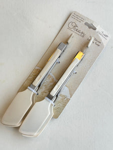 UTENSILIOS COCINA TONGS CREMA