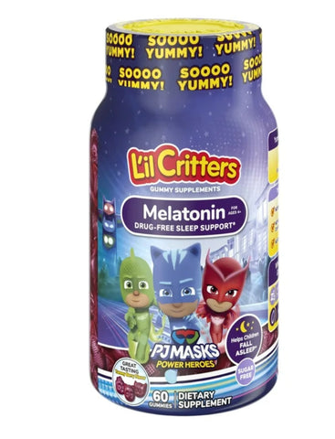 GOMITAS LIL CRITTERS MELATONINA 60U PREVENTA