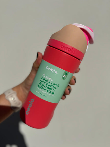 BOTELLA OWALA ROJA PREVENTA