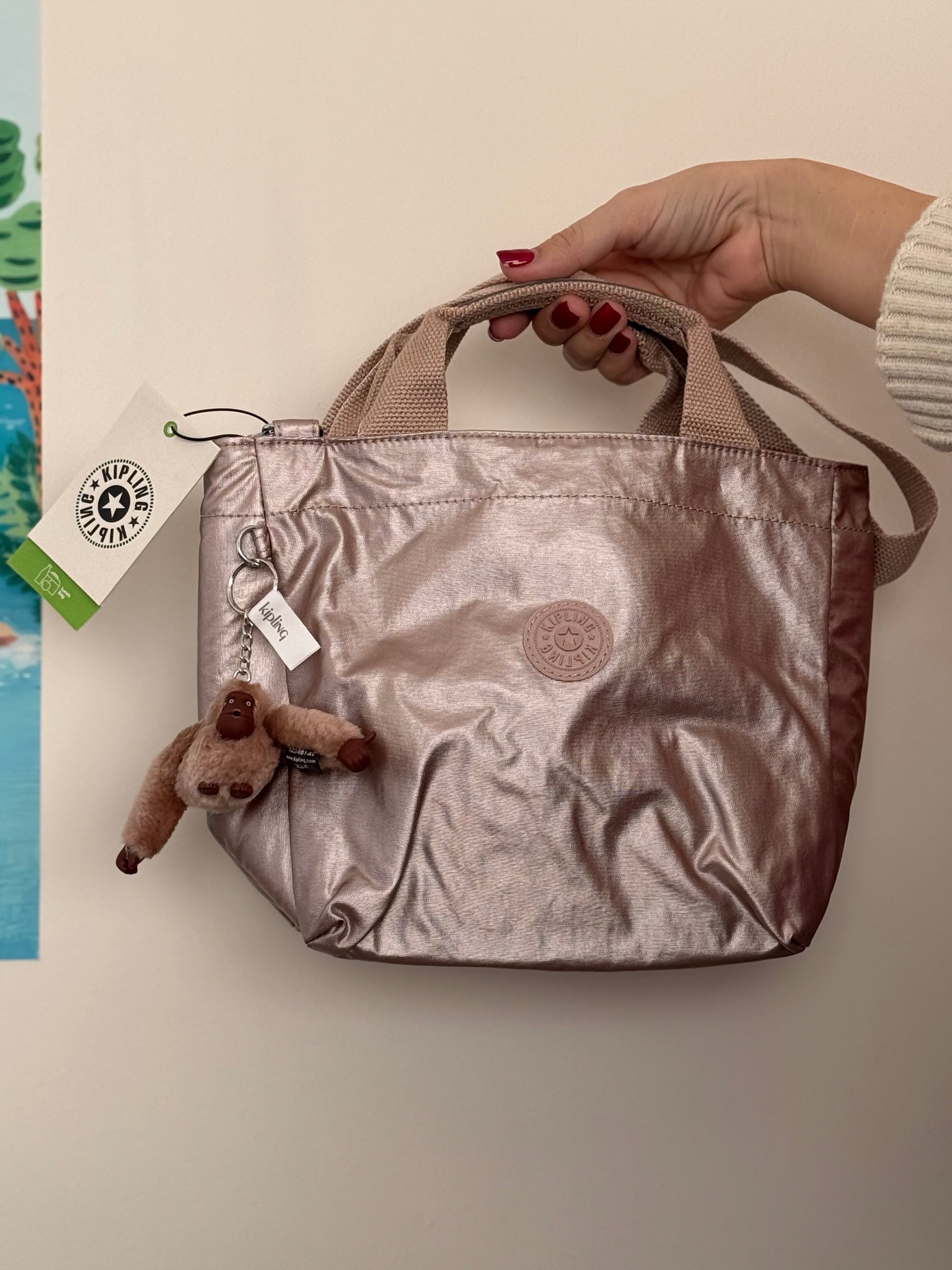 LONCHERA KIPLING ROSE GOLD