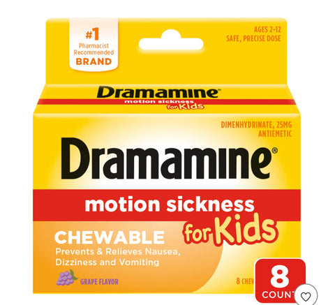 DRAMAMINE ANTI NAUSEAS KIDS PREVENTA