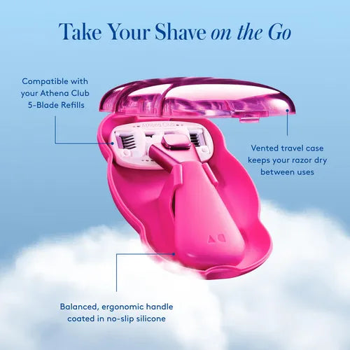 ATHENA MINI RAZOR TRAVEL SIZE ROSADA