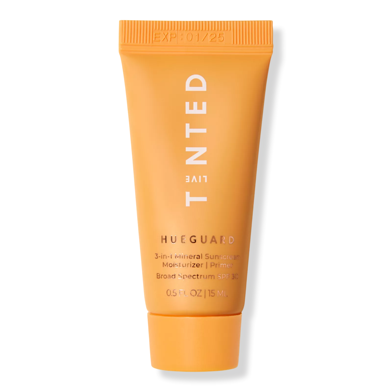 TINTED HUEGUARD 3 EN 1 MINERAL SINSCREEN MOISTRIZER 15 ML TRAVEL SIZE