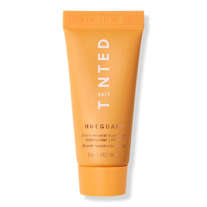 TINTED HUEGUARD 3 EN 1 MINERAL SINSCREEN MOISTRIZER 15 ML TRAVEL SIZE