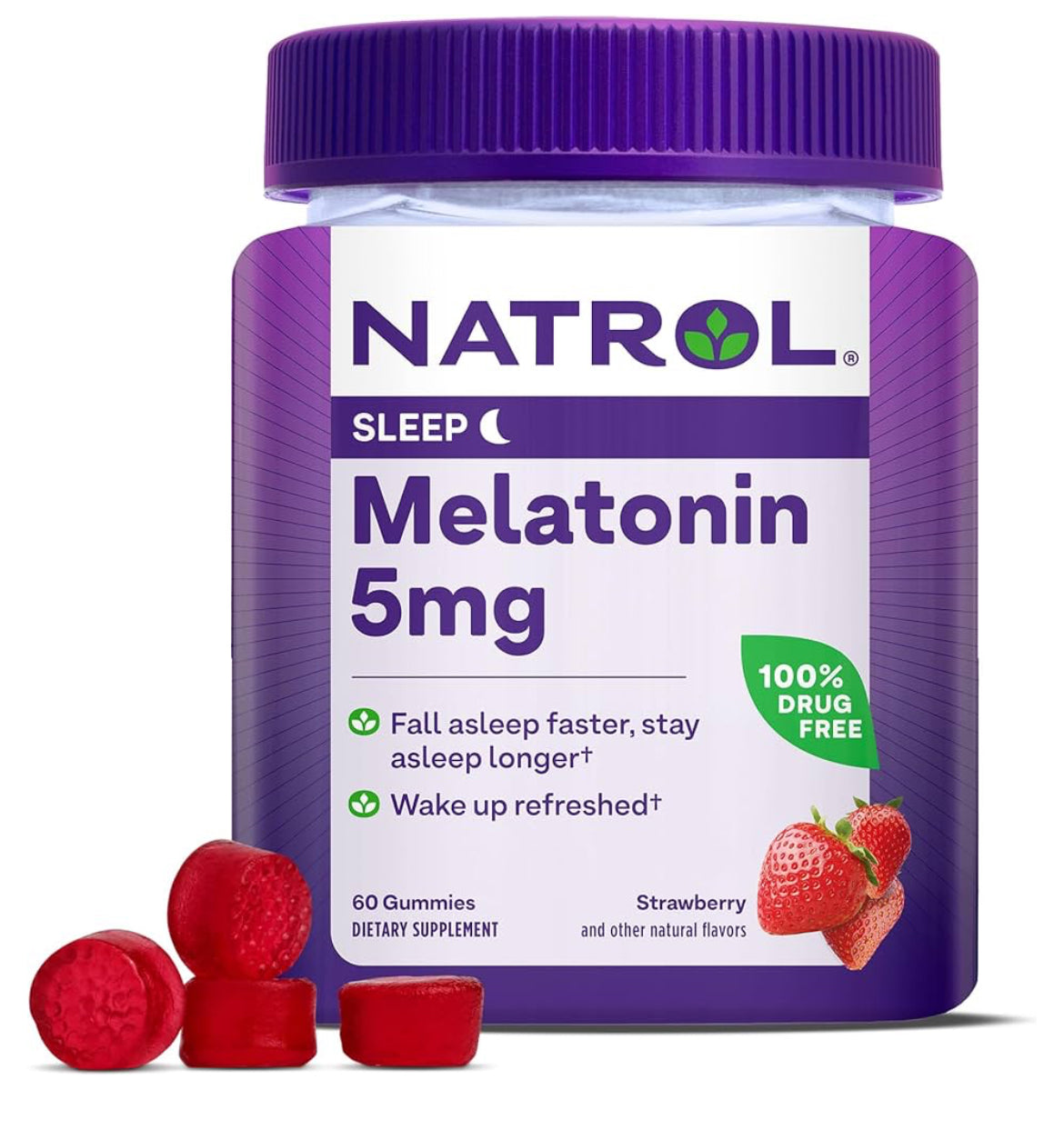 GOMITAS NATROL MELATONINA 5MG 60U PREVENTA