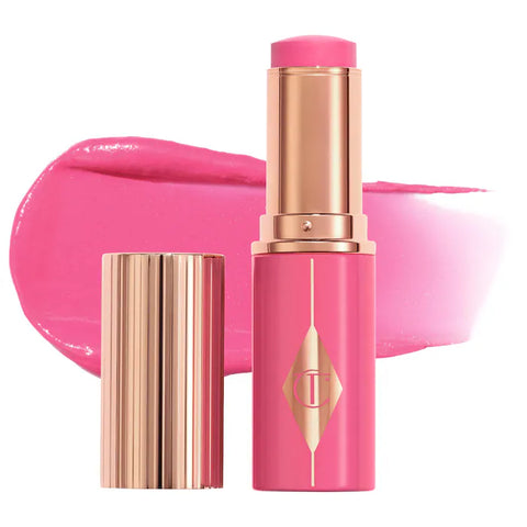 CHARLOTTE TILBURY CHEEK GLOW BLUSH STICK AND LIP PINKY GLOW