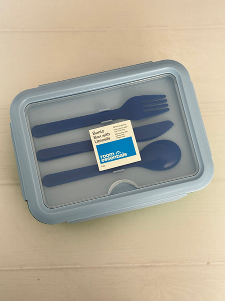 LUNCH BOX VERDE TAPA CELESTE