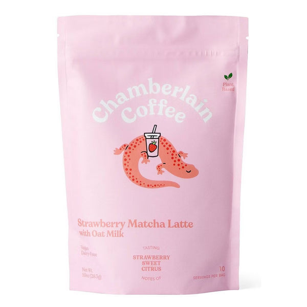 CHAMBERLAIN  STRAWBERRY MATCHA LATTE CON OATMILK 10 OZ