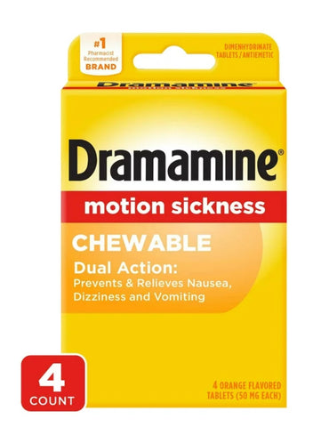 DRAMAMINE ANTI NAUSEAS MASTICABLE 4U