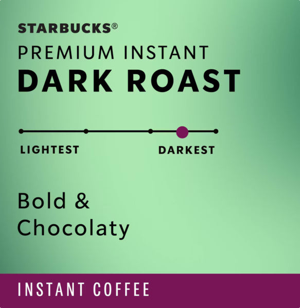 STARBUCKS DARK ROAST PREMIUM CAFE INSTANTÁNEO