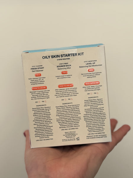 SET BUBBLE OILY SKIN
