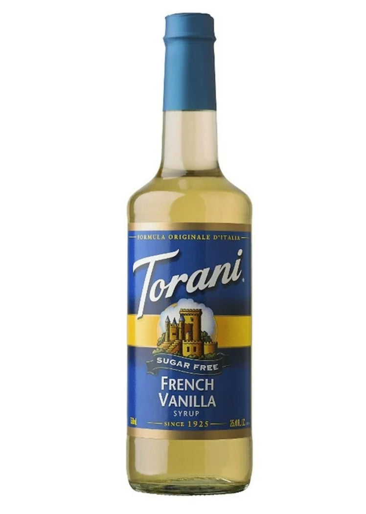 TORANI SYRUP FRENCH VANILLA SUGAR FREE 750ML PREVENTA