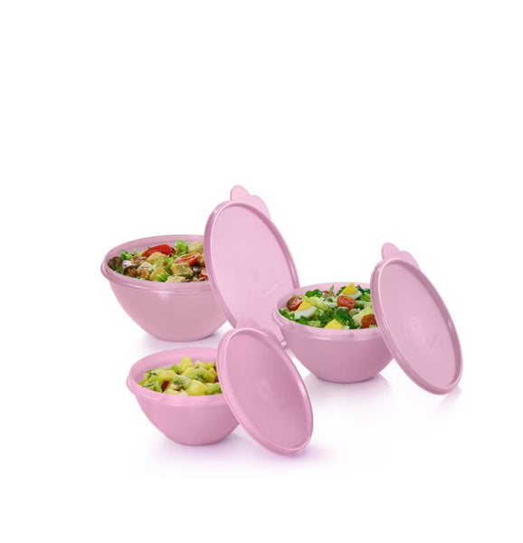 SET LUNCH BOX TUPPERWARE PINK PREVENTA