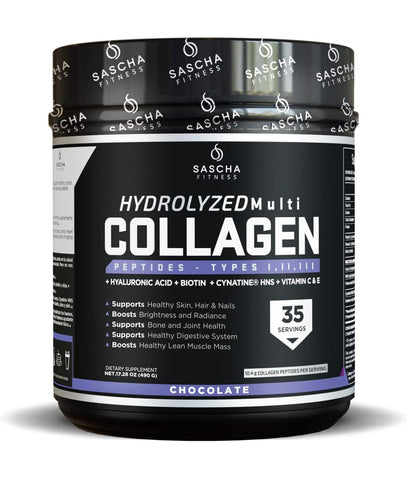 SASCHA FITTNES COLLAGEN 35 SERVINGS CHOCOLATE PREVENTA