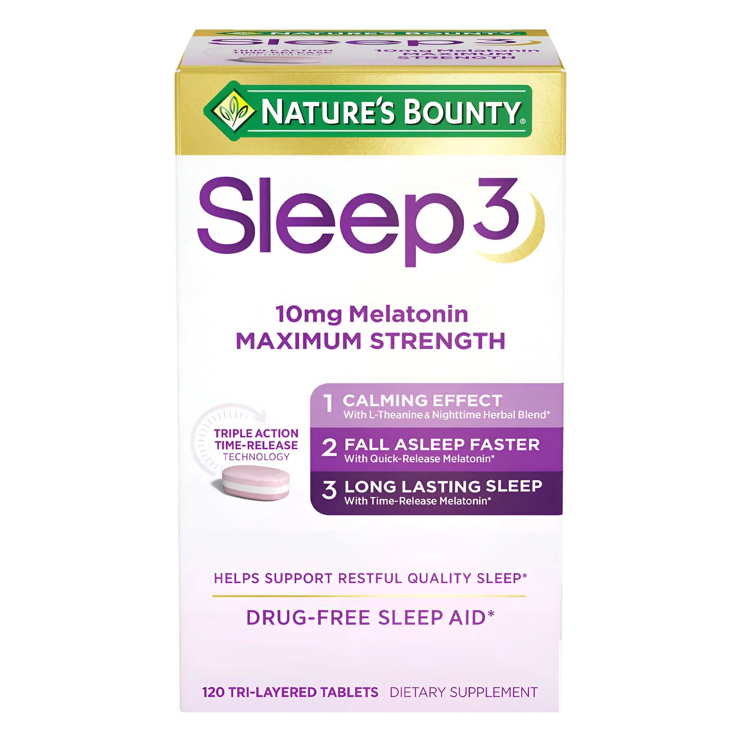 SLEEP 3 MELATONINA 10mg 120 CAPSULAS PREVENTA