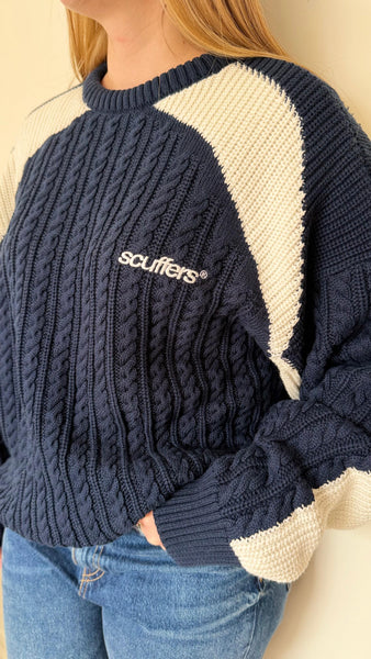 SCUFFERS CHALECO NAVY TALLA M PREVENTA