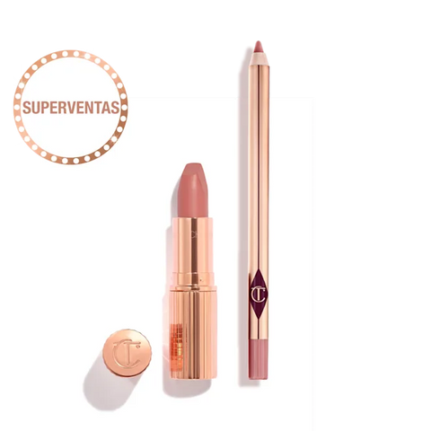 LIP SET CHARLOTTE TILBURY  PILLOW TALK FAIR PREVENTA