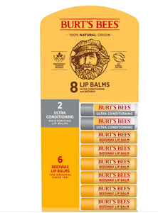 BURTS BEES NATURAL ORIGIN LIP BALM 8U PREVENTA