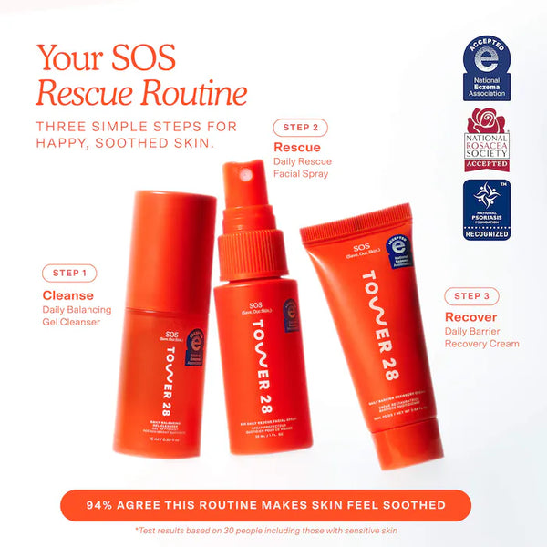 SET TOWER 28 MINI SOS SKINCARE BESTSELLERS TRAVEL SIZE  PREVENTA