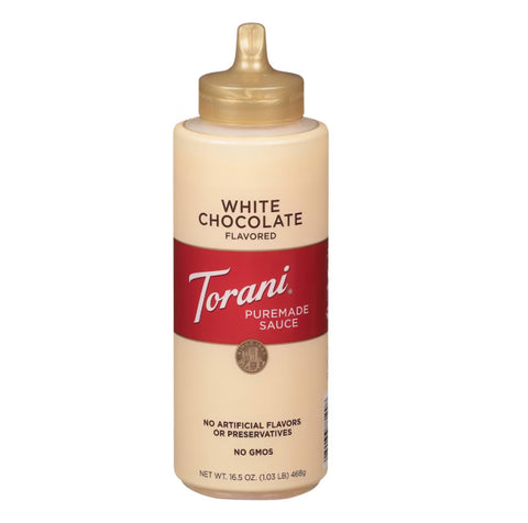 TORANI WHITE CHOCOLATE SAUCE