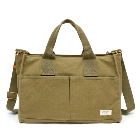 CARTERA TOTE  MARGOT NEW YORK VERDE MILITAR