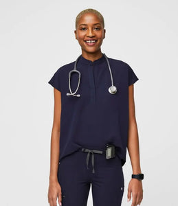 FIGS TRAJE CLÍNICO TOP RAFAELA AZUL MARINO TALLA XS PREVENTA