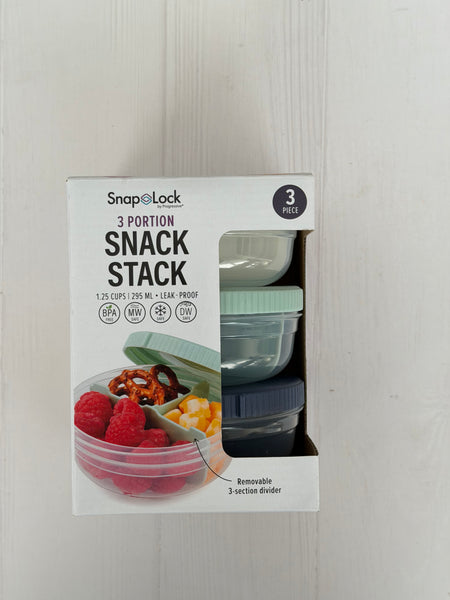 SNACK BOX SET 3 LUNCH BOX AMTODERRAME REDONDOS