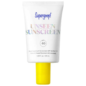 SUPERGOOP UNSEEN SUNSCREEN SPF 40. 20ML PREVENTA