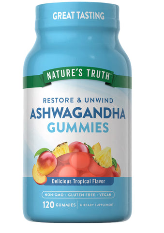NATURES TRUTH GOMITAS ASHWAGANDHA 120U PREVENTA