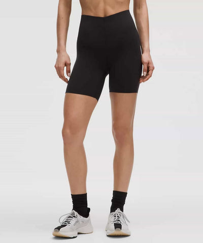 LULULEMON RISE SHORT 6 POOL PARTY NEGRAS SIZE 6 PREVENTA