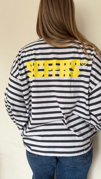 SCUFFERS POLERA MANGA LARGA AZUL